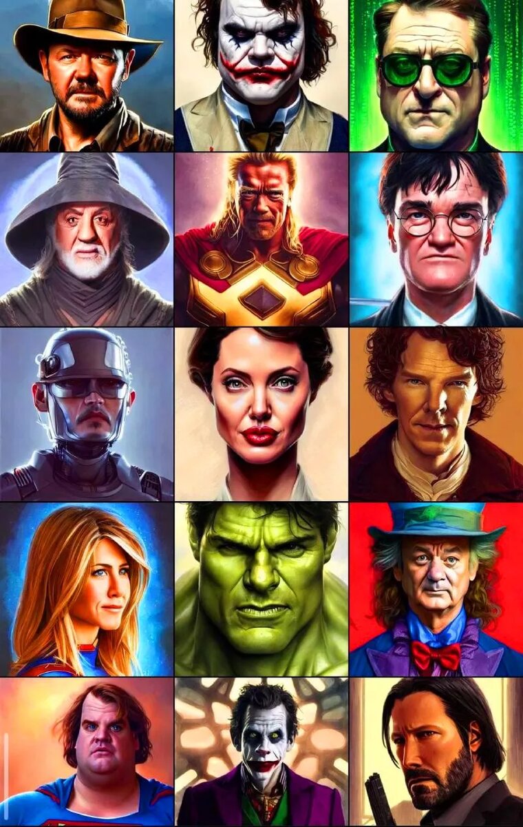 В среднем 15 секунд требуется для генерации абсолютно уникальной картинки ИИ