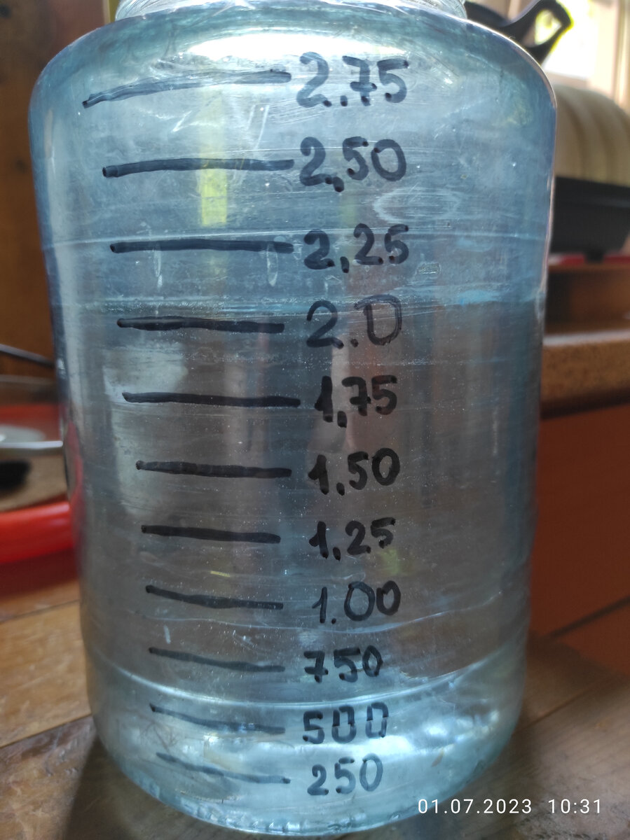 Банка не мутная, а закатанная термо-феном в пластик от 5 л бутылки. Защита стекла от случайного удара чем-то тяжелым.