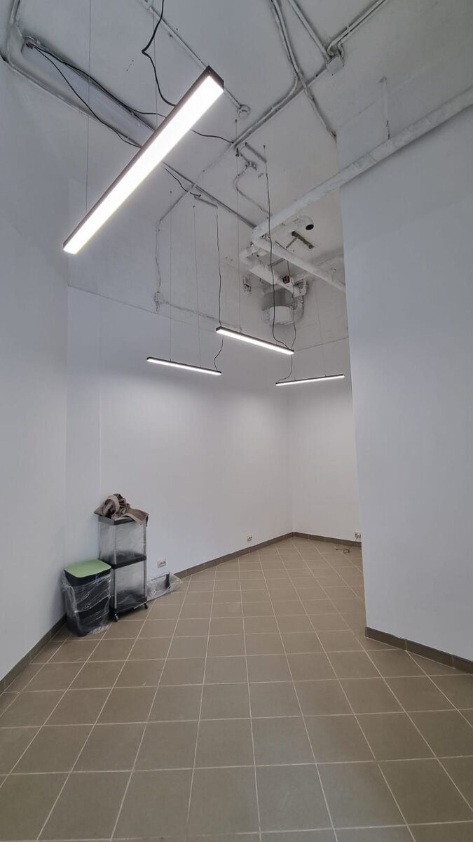 Пример в помещении. 