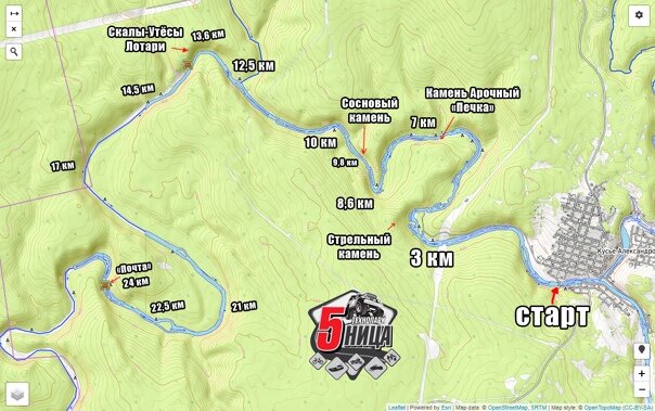 Маршрут сплава