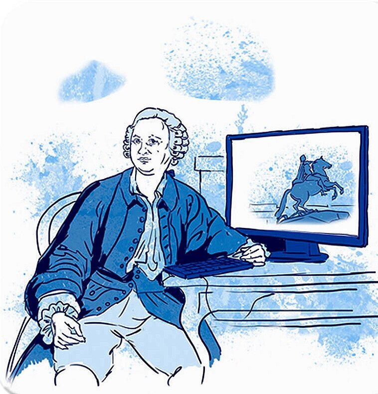 М.В. Ломоносов в 21 веке. Яндекс картинка.