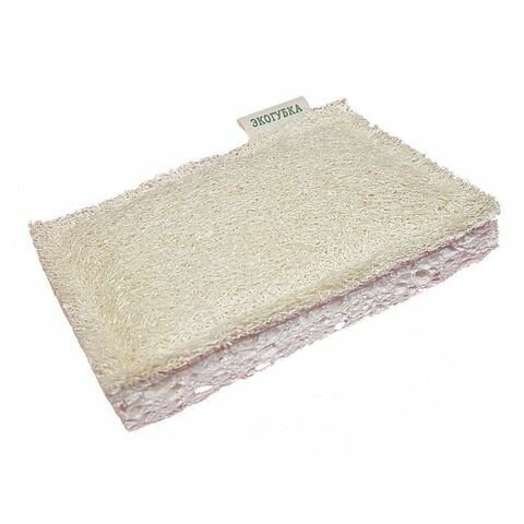 Губка из целлюлозы и люфы