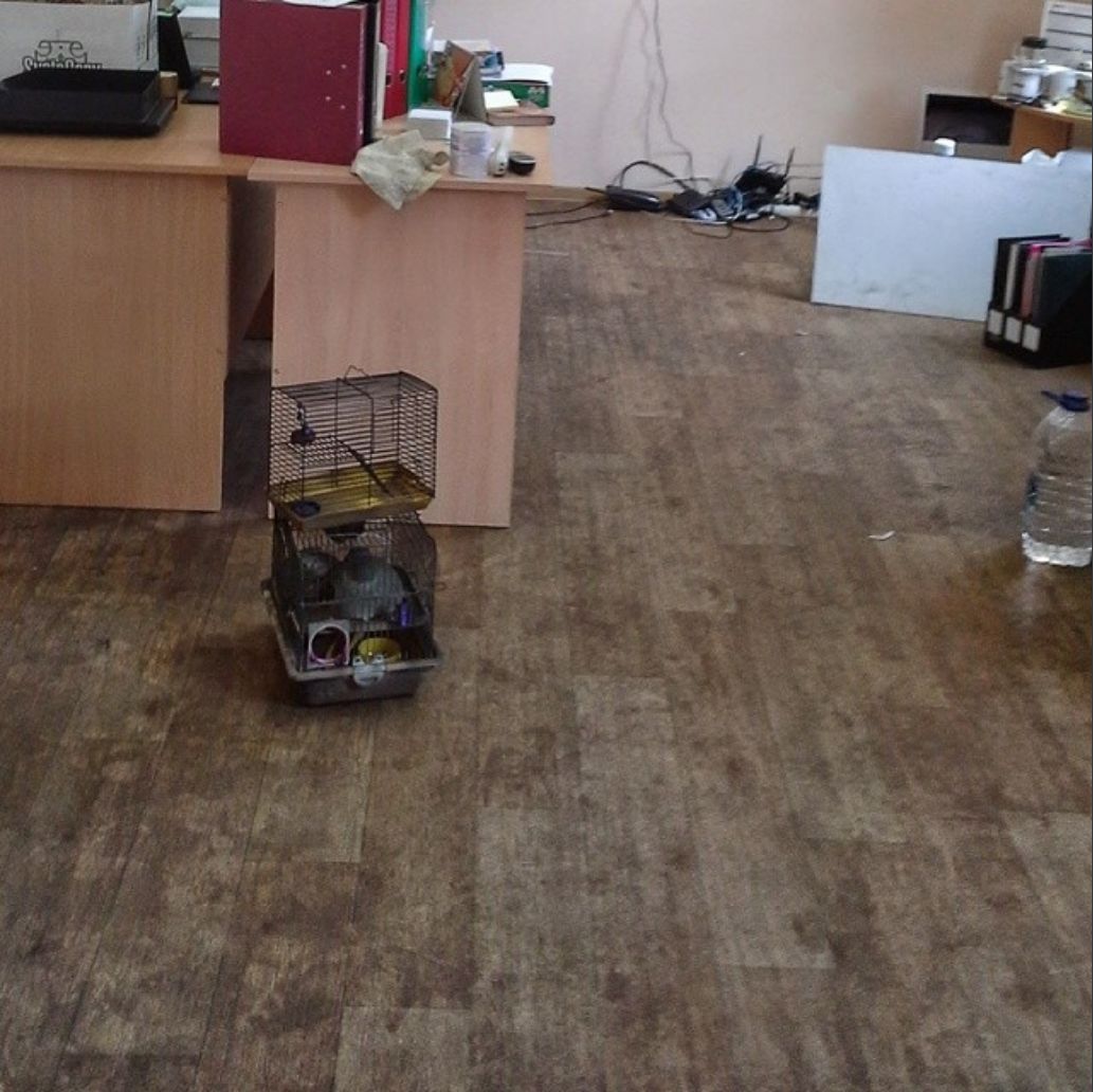 Уборка в офисе, после пожара