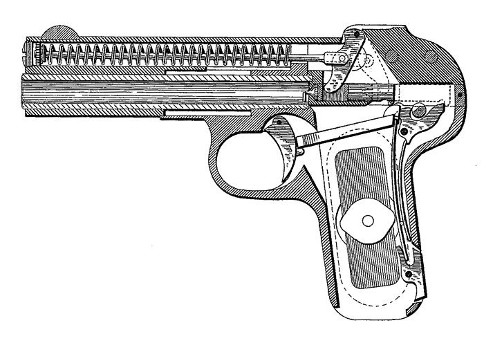 Браунинг пистолет схема