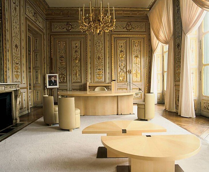 Обстановка кабинета премьер-министра Жака Ланга, 1984