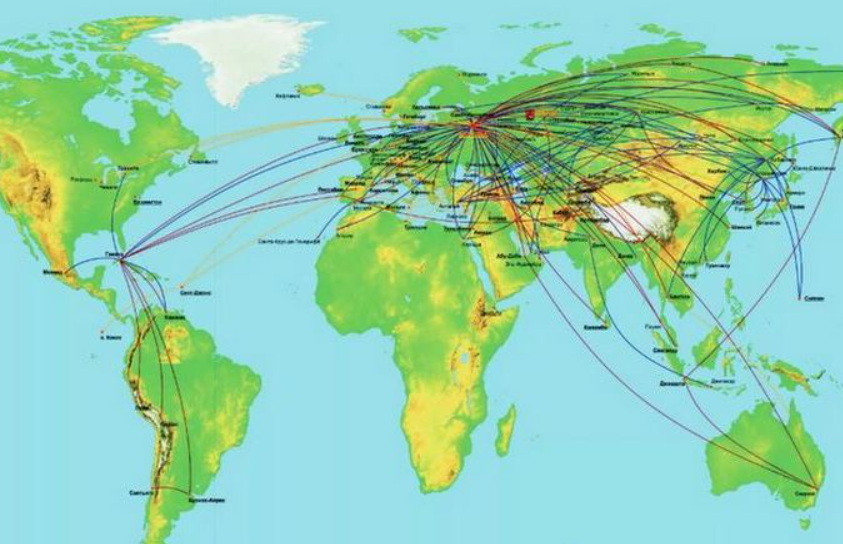 Аэрофлот карта полетов 2023. Схема полетов самолетов. Карта полётов самолётов. Карта воздушных путей.