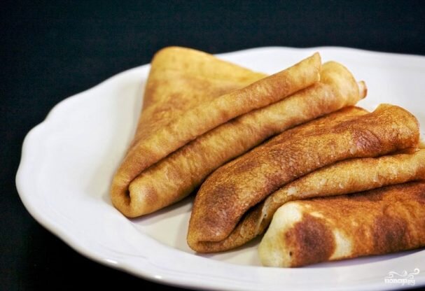 Блинчики на кефире