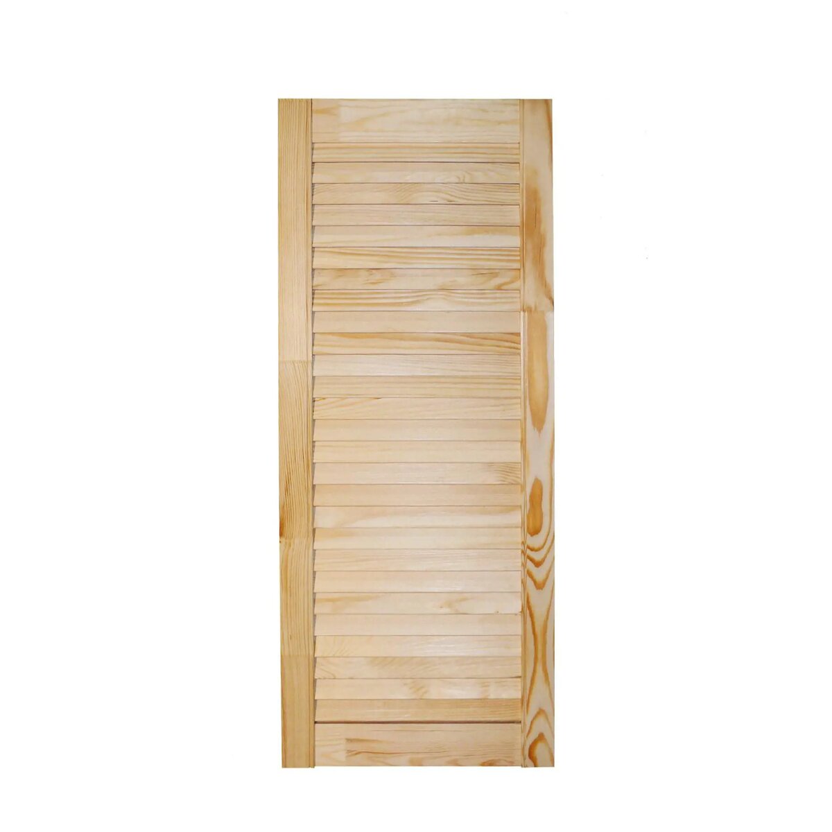 Стандартная жалюзийная дверка из строительного гипермаркета. Фото с сайта Leroy Merlin.