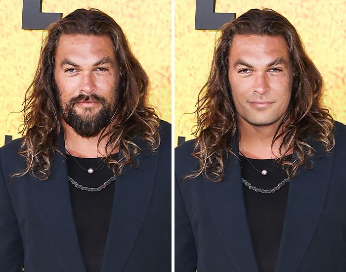     Джейсон Момоа, американский актер без бороды фотошоп