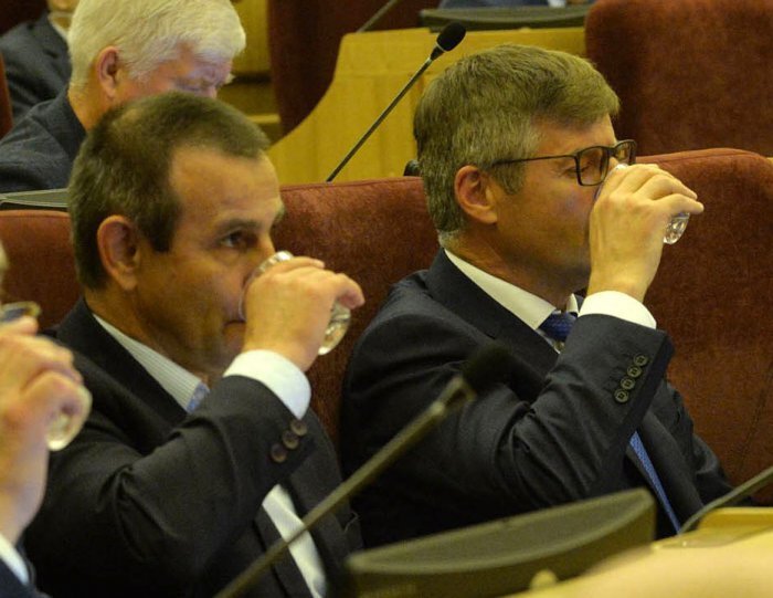 Игорь Умербаев и Олег Подойма. Фото Евгения Иванова из архива "Новой Сибири