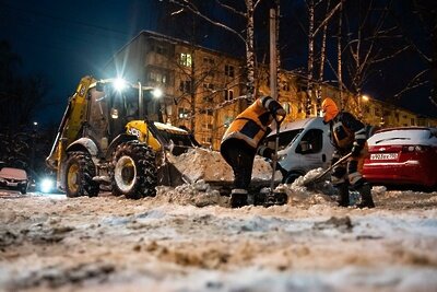    Уборка снега в Подмосковье © Пресс-служба Министерства транспорта и дорожной инфраструктуры Московской области