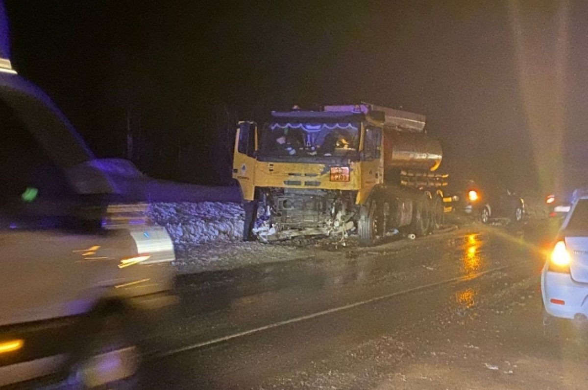    И. о. прокурора Мончегорска выехал на место ДТП с бензовозом