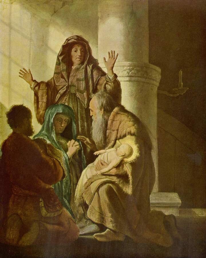     Рембрандт. «Симеон Богоприимец» 1627—1628. Гамбургский кунстхалле. Иллюстрация: wikipedia.org