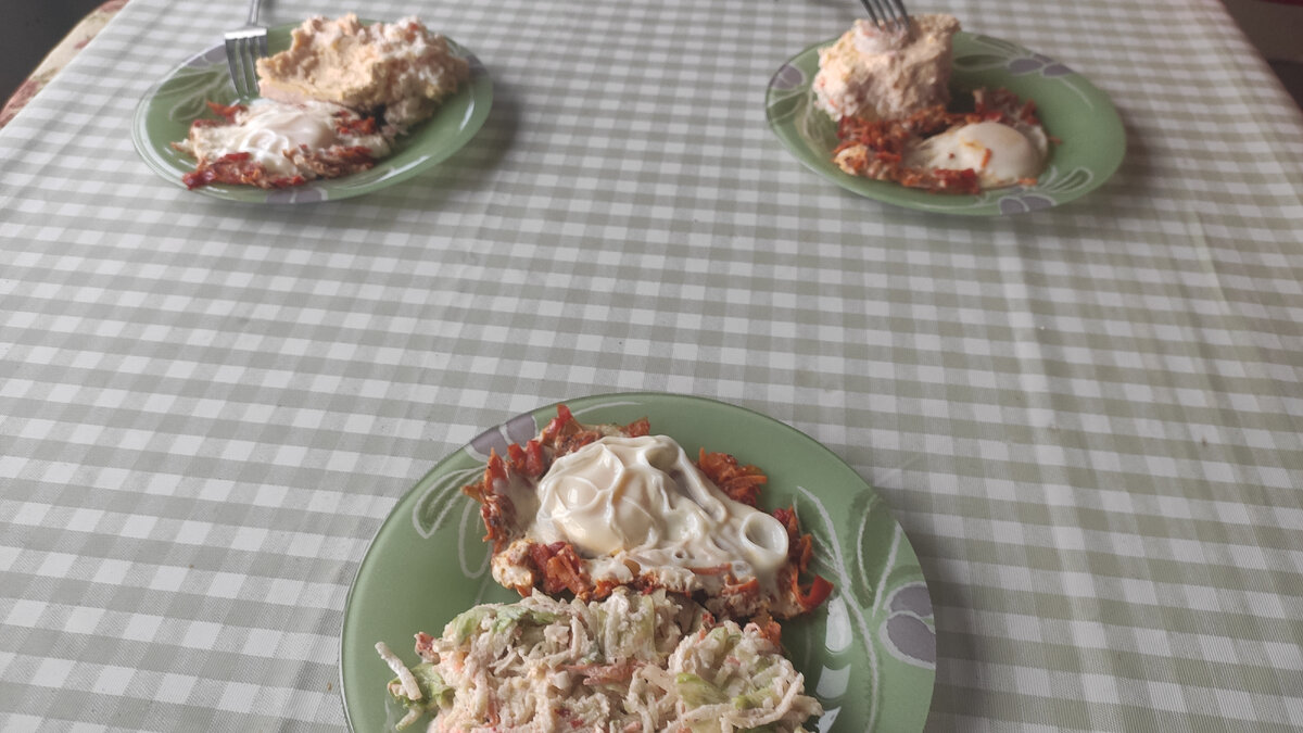 Завтрак взрослых