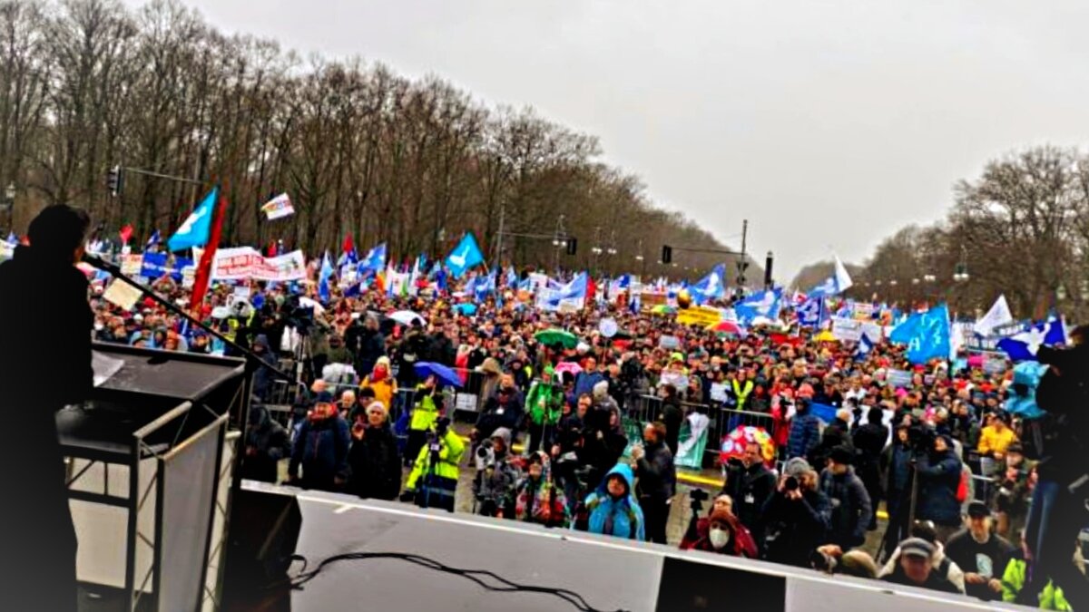 митинг в Берлине