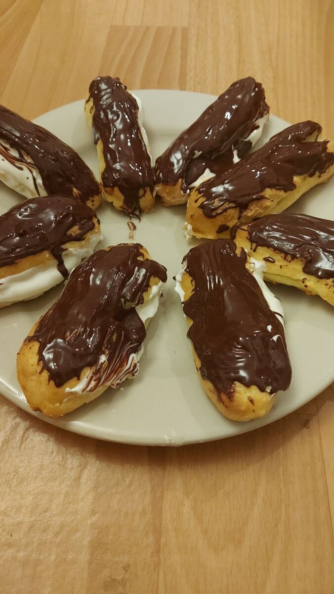 Готовые эклеры ПП