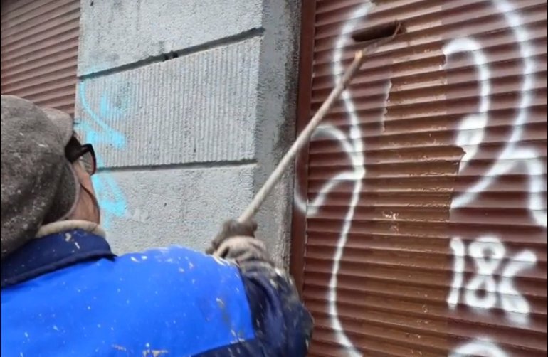 Скриншот видео со страницы администрации Центрального района в «ВКонтакте»