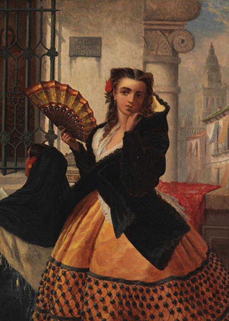 Джон Берджесс "Испанская красавица" 1853 г.