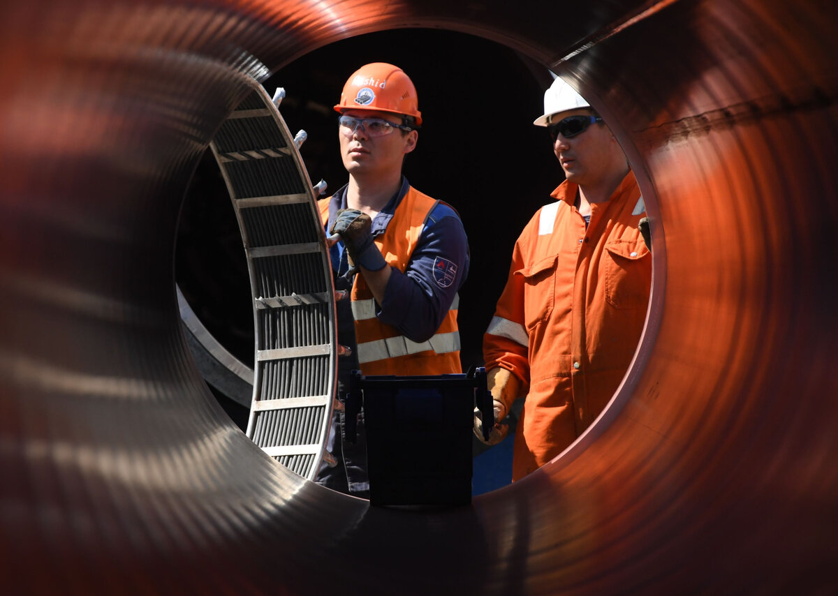 Строительство газопровода "Северный поток-2" // Sputnik / Илья Питалев