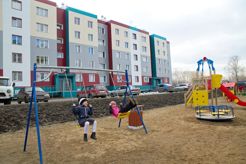 Микрорайон в Кемерово из 10-ти домов для детей-сирот