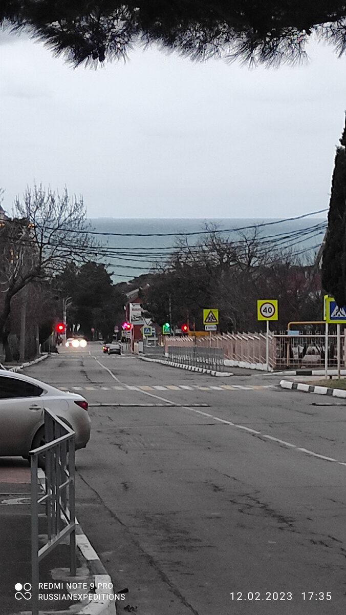 Вот таким видом нас встретил Геленджик в первый день.