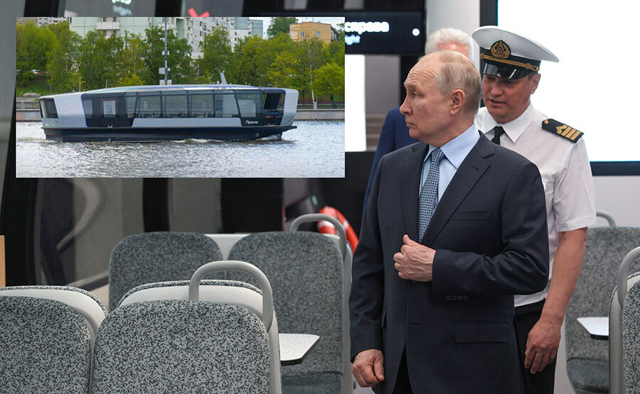 Что скрывается за пафосным открытием Путиным речного трамвайчика в Москве