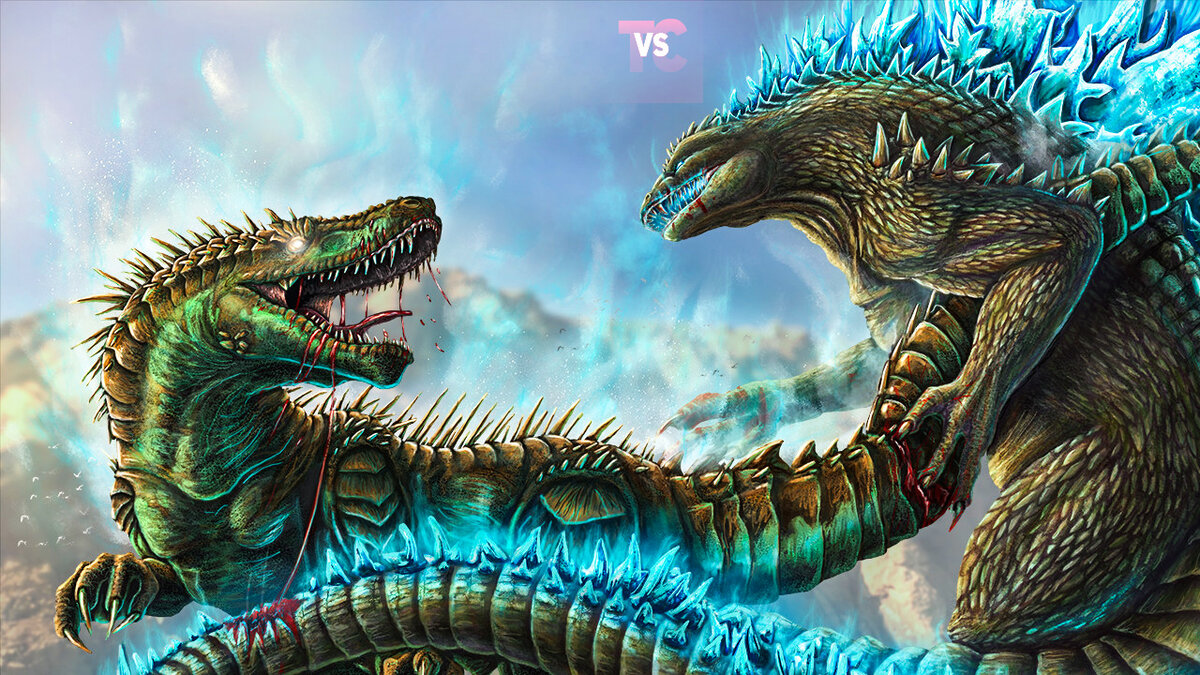 Годзилла и борьба с динозаврами