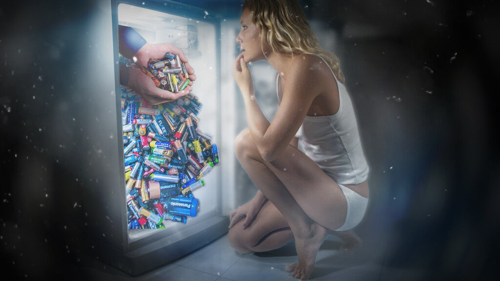 Для тех, кто любит хранить батарейки и аккумуляторы в холодильнике ...