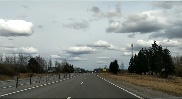 М1. Недалеко от границы. Беларусь.