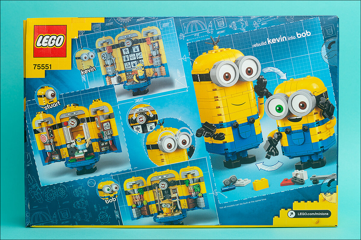 Как устроены миньоны? Фотообзор набора LEGO Minions 75551 Фигурки миньонов  и их дом | VerSen | Дзен