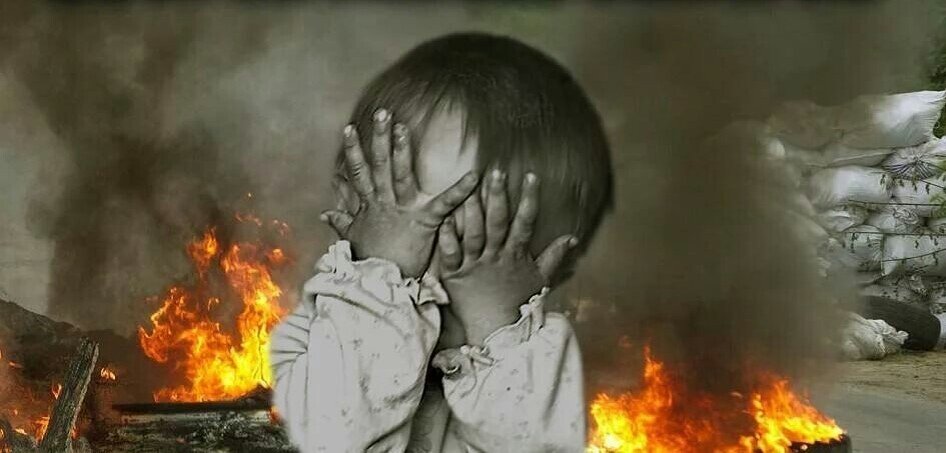 Война дети донбасса картинки