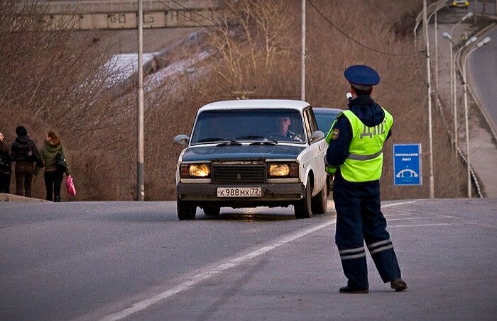 Остановка сотрудниками ДПС