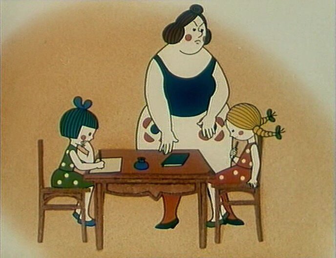                                                            Кадр из мультфильма " Про злую мачеху"