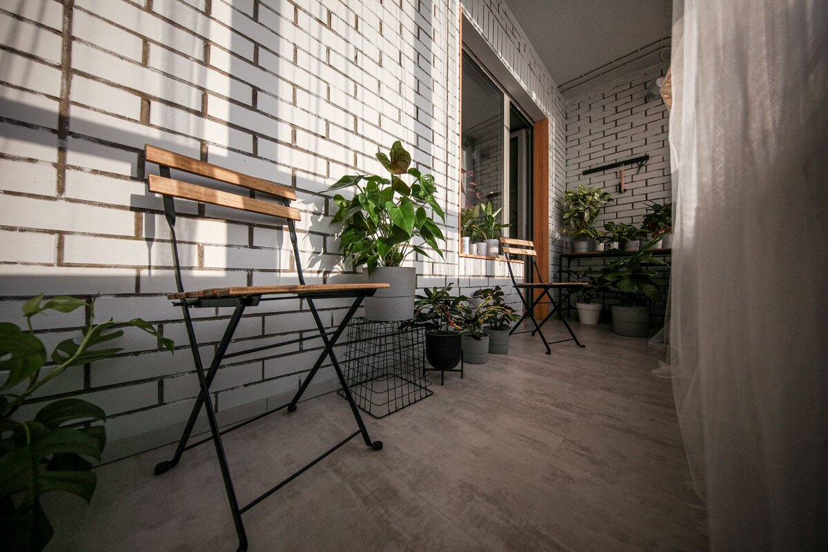 Необычный балкон в одной из квартир ЖК Берег. Фото Forcemontage