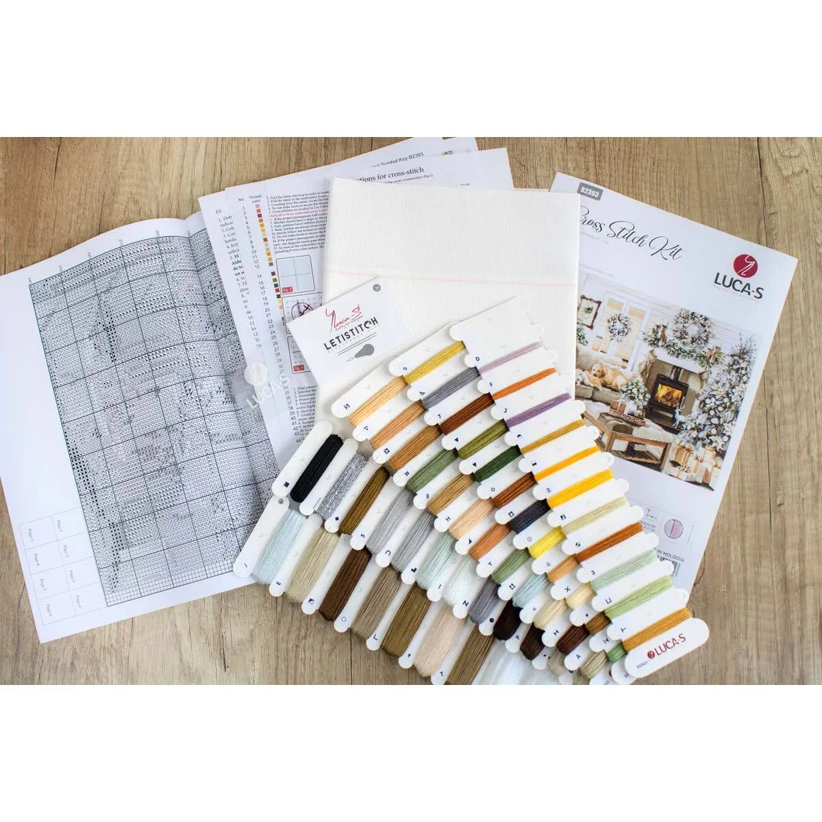 Luca-S "Мечтая о белом Рождестве", 50х34см