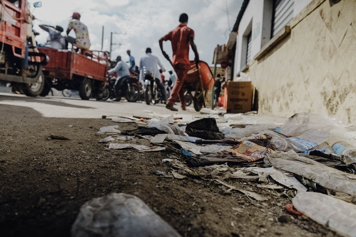 Дахабон, оживленная улица. Фото автора
