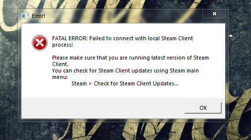 Fatal error перевод. Ошибка Fatal Error в КС. Ошибка в КС го Fatal Error. Ошибка Steam Fatal Error. Steam Фатальная ошибка.