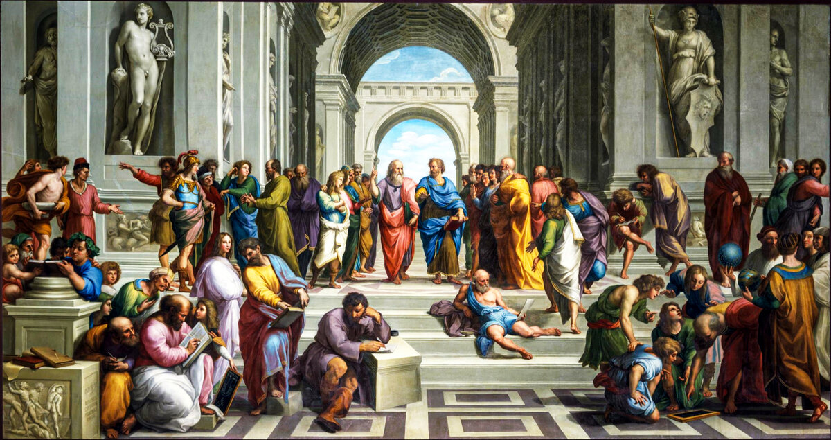 Античная философия платон. Древнегреческий философ план. Фреска афинская школа платон и аристотель. Философы древней греции сократ платон аристотель. Античная философия сократ и платон.