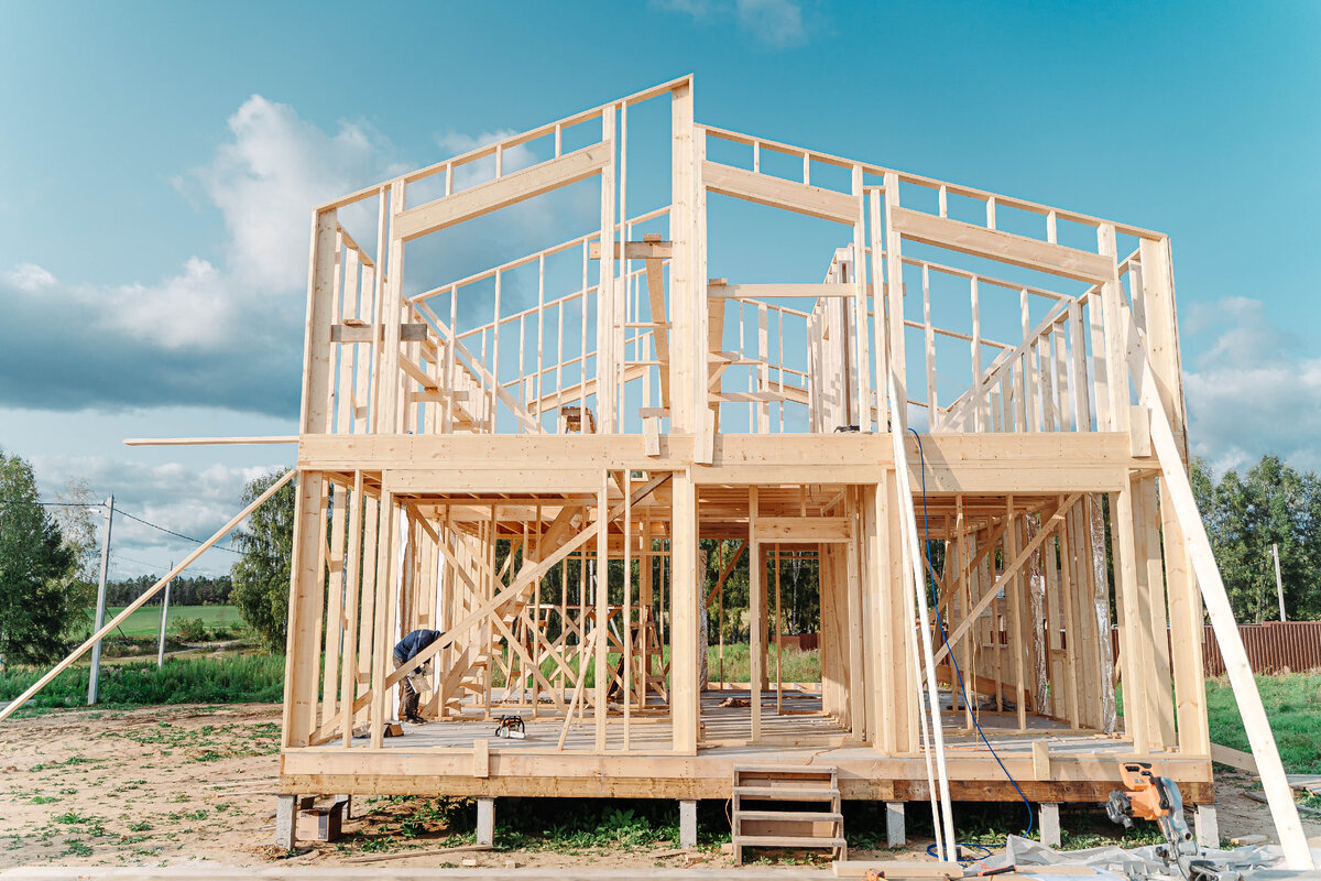 Каркас дома 165 м2