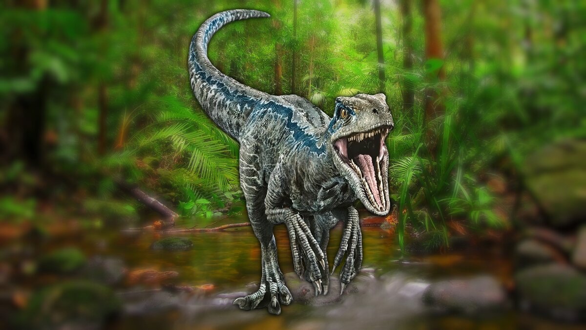 Велоцираптор Блю, из фильма «Мир Юрского периода»