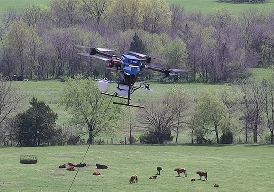 Испытательный полет 5G Flying COW в Миссури