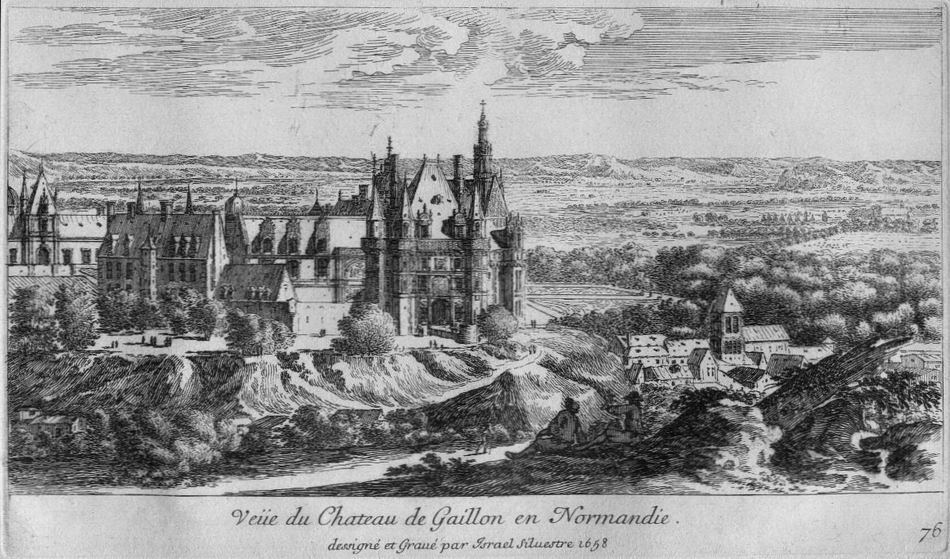 Château de Gaillon — первое поместье со знаменитыми садовыми отшельниками