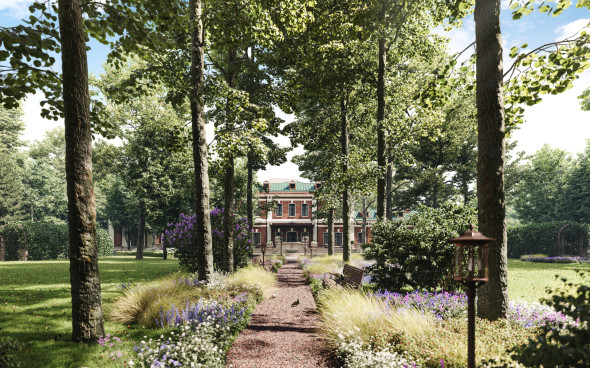 Городская усадьба в Орлово-Давыдовском» в Москве. Визуализация Sminex 