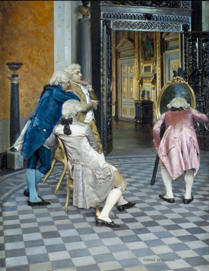 «Знатоки искусства в Лувре»