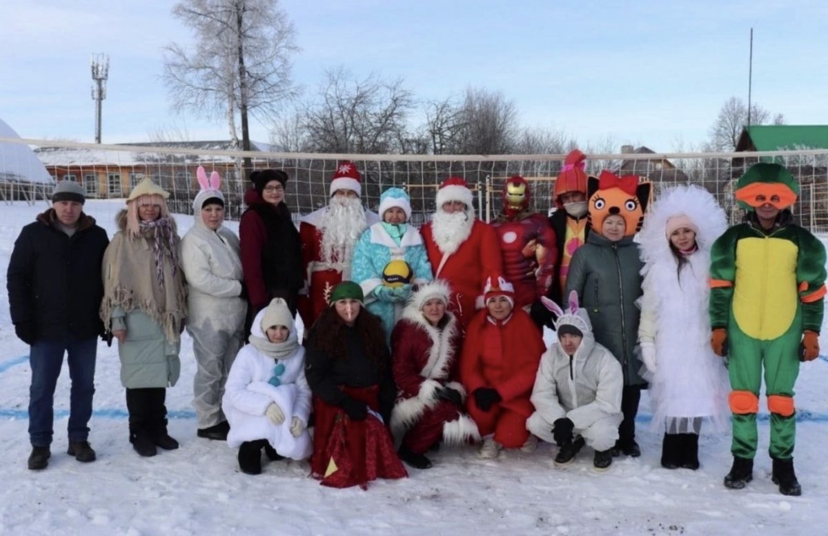    Татышлинцы по-сказочному проводили уходящий отраслевой Год волейбола