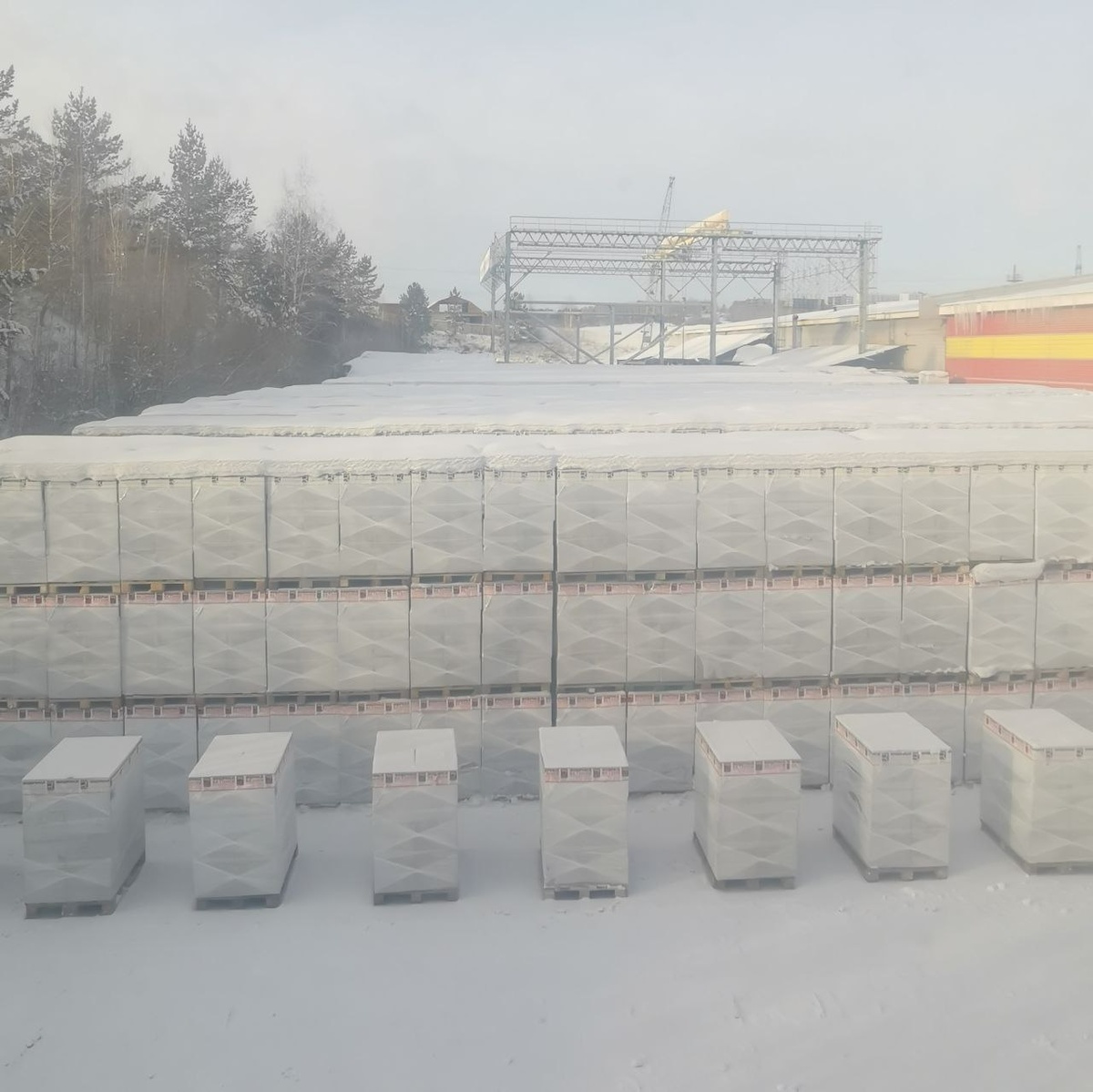 Открытое хранение при -40 градусах