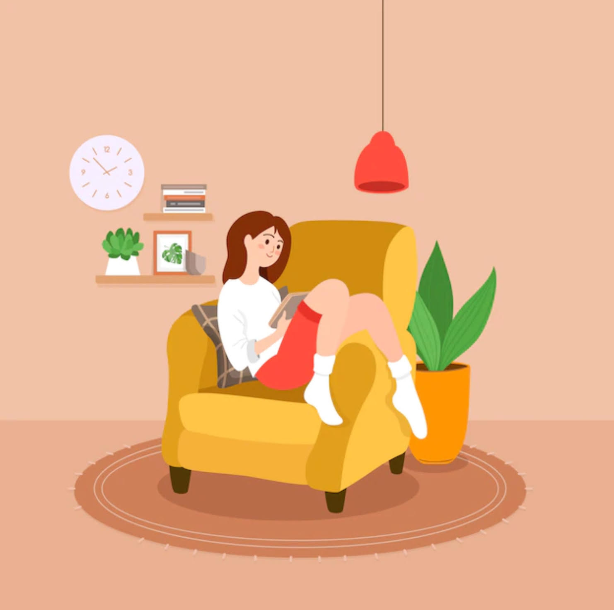 Источник: https://ru.freepik.com/free-vector/a-person-relaxing-at-home_6612012.htm