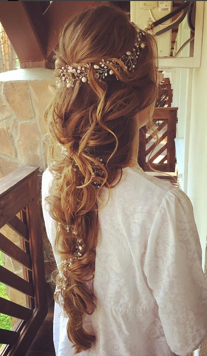 Моя прическа на свадьбу