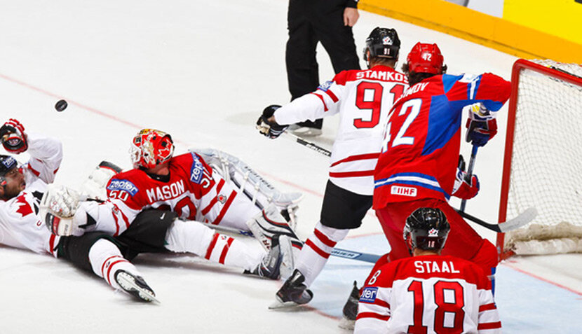 Фото: Четвертьфинал ЧМ-2010 Россия-Канада 5:2 