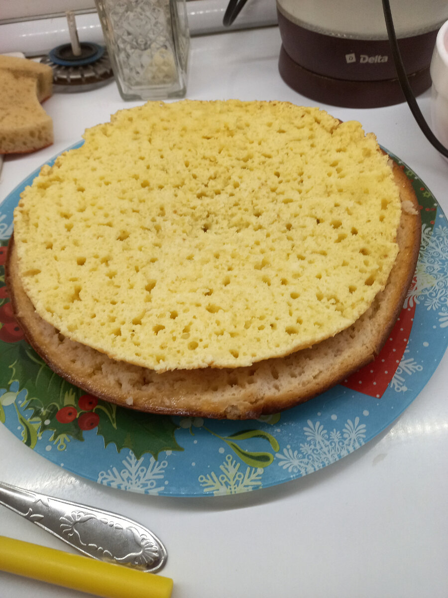 процесс приготовления торта